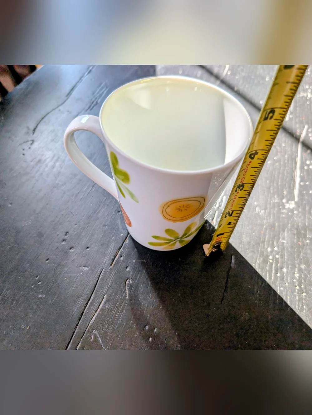 Vintage Crate and Barrel Westwood Mug Floral Leaves Artistic Retro Fairycore